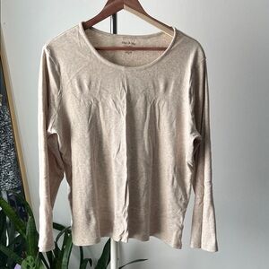 White Stag Beige Long Sleeve Top